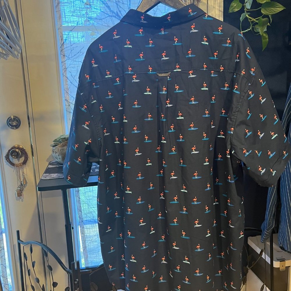 Flamingo Button Down - Picture 2 of 3